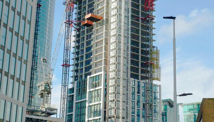Fall protection Nine Elms Square London